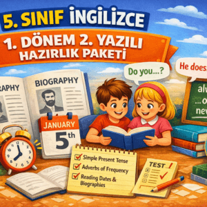 6. Sınıf Türkçe 2. Dönem 1. Sınav Hazırlığı