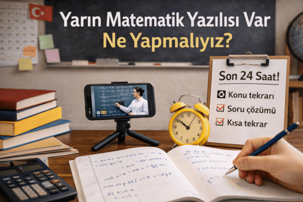 Doğru hazırlanırsanız son 24 saat bile fark yaratır. Yanlış hazırlanırsanız çocuk çalışır ama sonuç alamaz.